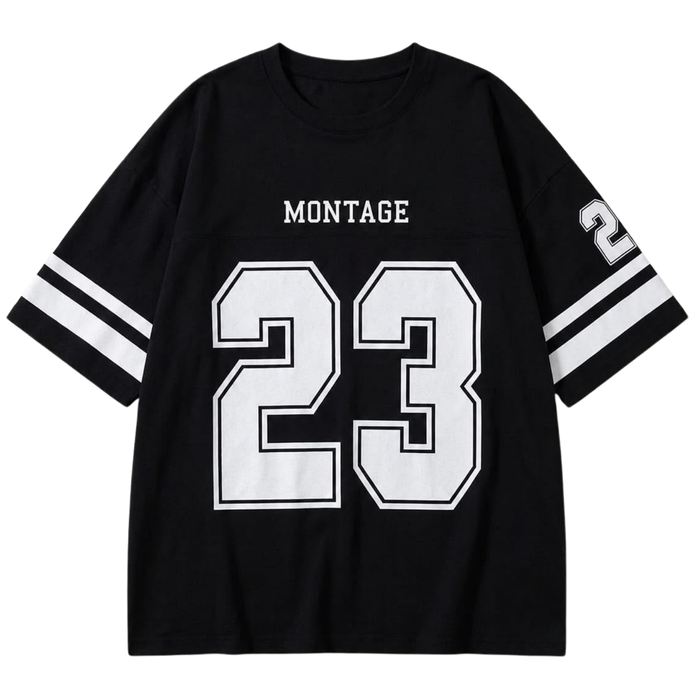 Oversized 23 print shirt