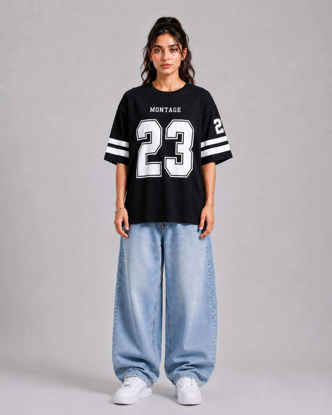 MONTAGE 23 — Black & White 2-Pack Oversized Jersey