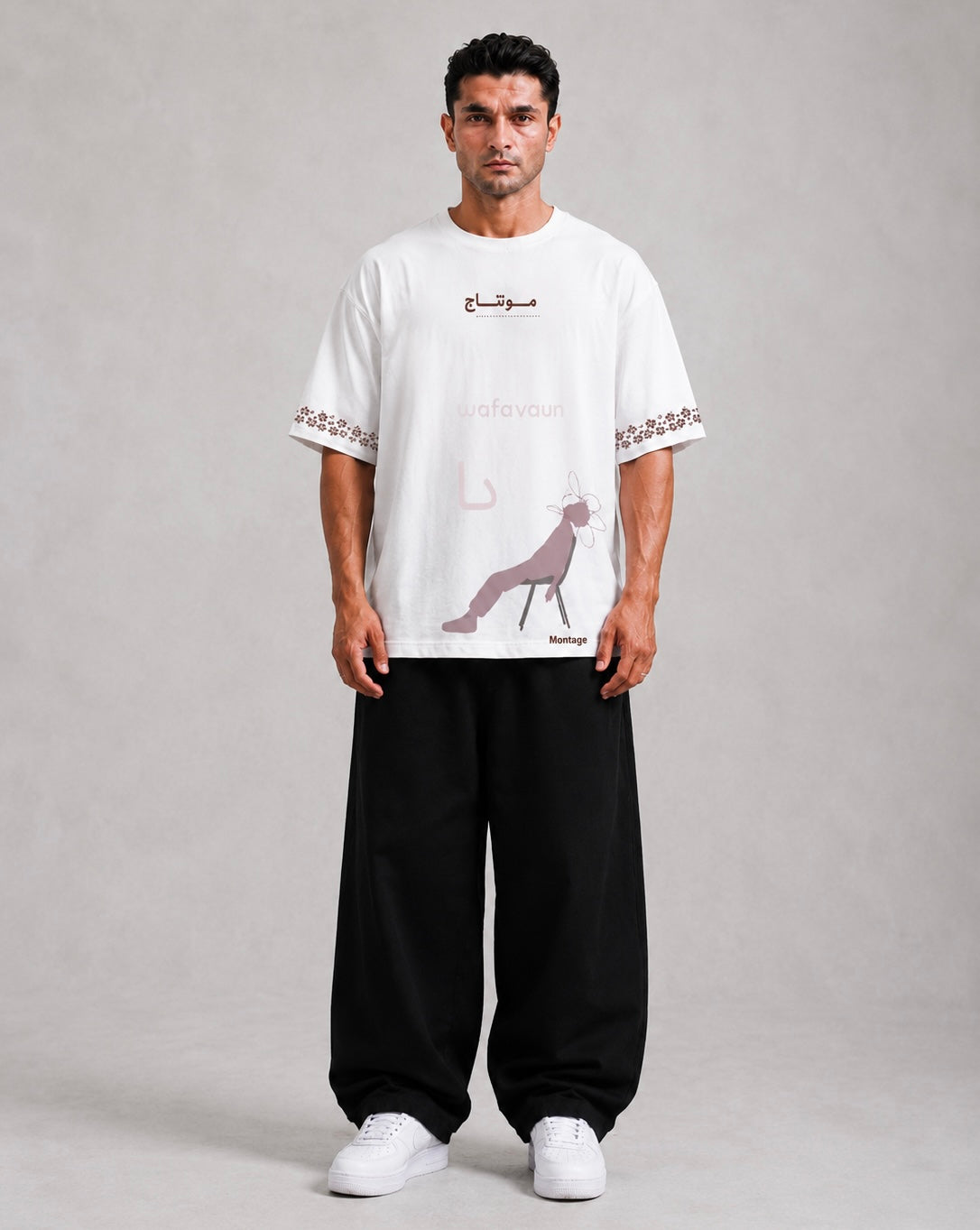 MONTAGE — Oversized Tee (White)