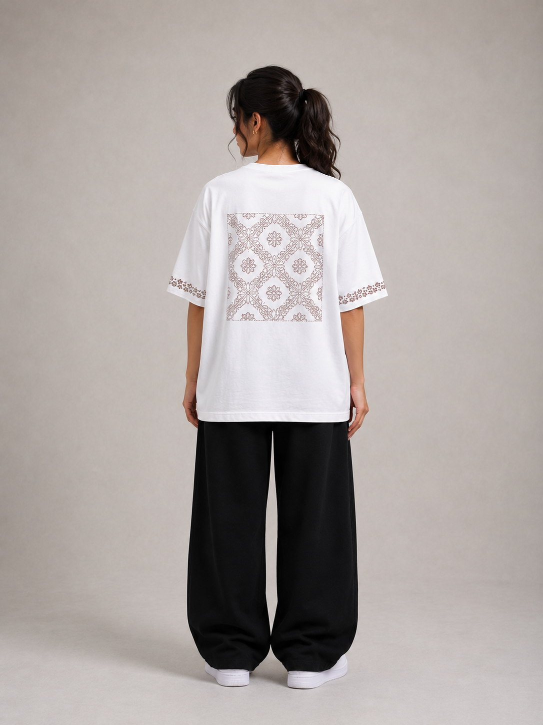 MONTAGE — Oversized Tee (White)