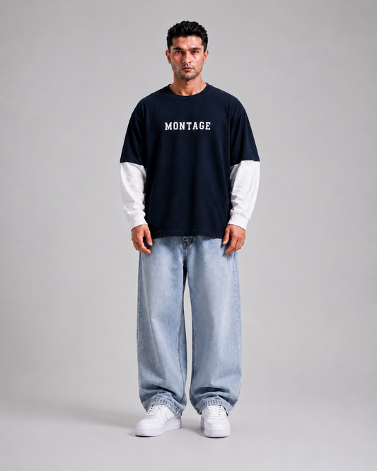 MONTAGE Layered Oversized Tee