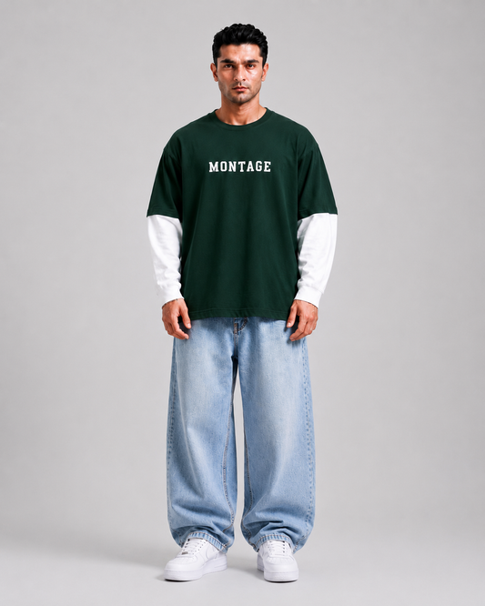 MONTAGE Layered Oversized Tee
