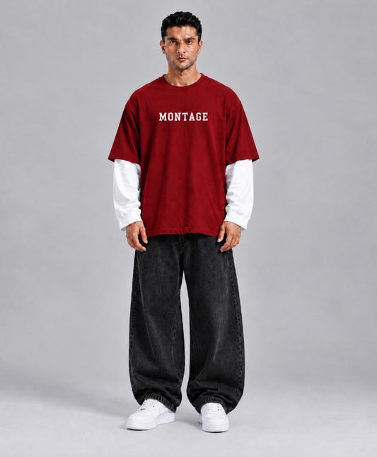 MONTAGE Layered Oversized Tee