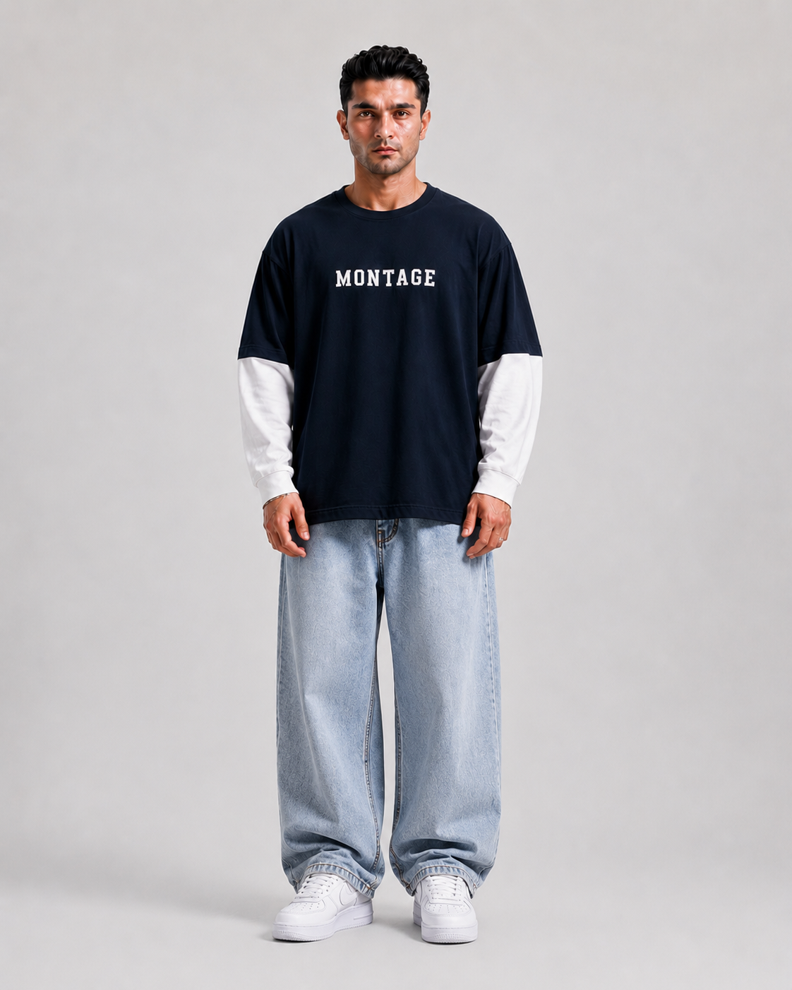 MONTAGE Layered Oversized Tee