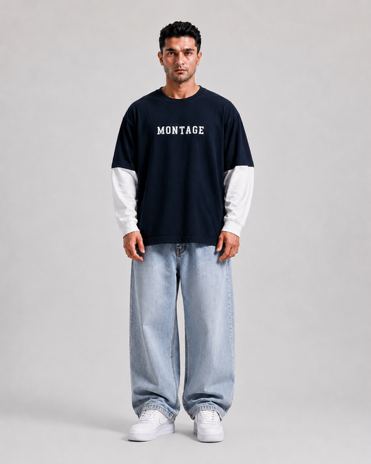MONTAGE Layered Oversized Tee