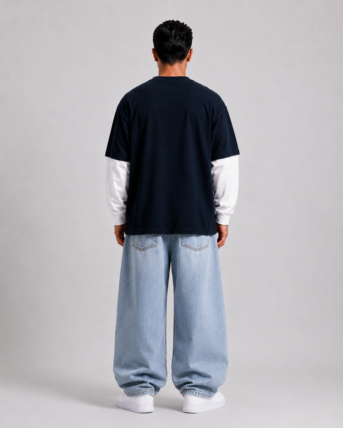 MONTAGE Layered Oversized Tee